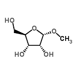 CAS 登录号：52485-92-4， 甲基alpha-D-呋喃核糖苷