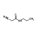 CAS 登录号：52493-35-3， 2-氰基-N-丙基乙酰胺