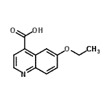 CAS 登录号：525-39-3， 6-乙氧基-4-喹啉羧酸