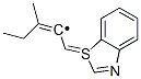 CAS#: 52525-55-0, 2-(3-(3-Ethyl-3H-benzothiazol-2-ylidene)-2-methylprop-1-enyl)-3-(3-sulphonatobutyl)benzothiazolium inner salt