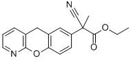 CAS 登录号：52549-16-3， alpha-甲基-alpha-氰基-5H-[1]苯并吡喃并[2,3-b]吡啶-7-乙酸乙酯