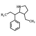 CAS 登录号：525537-19-3， 3-乙基-2-(1-苯基丙基)吡咯烷