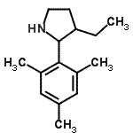 CAS 登录号：525537-27-3， 3-乙基-2-均三甲苯基吡咯烷