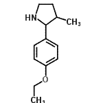 CAS 登录号：525538-41-4， 2-(4-乙氧基苯基)-3-甲基吡咯烷