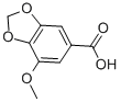 CAS#: 526-34-1, 7-Methoxy-1,3-benzodioxole-5-carboxylic acid