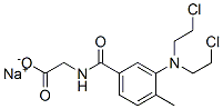 CAS#: 52616-26-9, N-[3-Bis(2-Chloroethyl)Amino-4-Methylbenzoyl]Glycine Sodium Salt