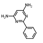 CAS 登录号：52644-22-1， 2-苯基-4,6-嘧啶二胺