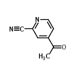 CAS 登录号：52689-18-6， 4-乙酰基-2-吡啶甲腈