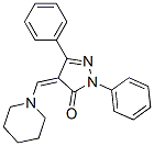 CAS 登录号:5272-54-8, 2,5-二苯基-4-(1-哌啶基亚甲基)-2H-吡唑-3(4H)-酮