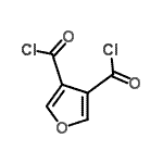 CAS 登录号：52762-41-1， 3,4-呋喃二羰基二氯化物