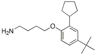 CAS 登录号：52762-69-3， 4-[4-(叔丁基)-2-环戊基苯氧基]丁胺