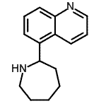 CAS 登录号：527673-86-5， 5-(2-氮杂环庚基)喹啉