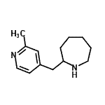 CAS 登录号：527674-27-7， 2-[(2-甲基-4-吡啶基)甲基]氮杂环庚烷