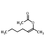 CAS 登录号：52789-66-9， (2Z)-2-庚烯-2-基乙酸酯