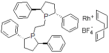 CAS 登录号:528565-84-6, (-)-1,2-二((2R,5R)-2,5-二苯基磷杂环戊烷基)乙烷(1,5-环辛二烯)铑(I)四氟硼酸盐