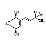 CAS 登录号：528856-39-5， (1R,2S,5R,6S)-3-[(1E)-3-羟基-3-甲基-1-丁烯-1-基]-7-氧杂双环[4.1.0]庚-3-烯-2,5-二醇