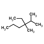 CAS 登录号：52897-00-4， 3-乙基-2,3-二甲基己烷