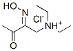 CAS#: 52900-90-0, Diethyl-[(2Z)-2-Hydroxyimino-3-Oxo-Butyl]Azanium Chloride
