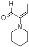 CAS 登录号：52900-93-3， (E)-alpha-亚乙基哌啶-1-乙醛