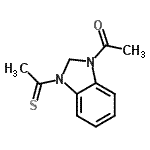 CAS#: 52936-98-8, 1-(3-Ethanethioyl-2,3-Dihydro-1H-Benzimidazol-1-Yl)Ethanone
