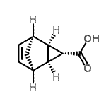CAS 登录号：52954-50-4， (1R,2S,3S,4R,5S)-三环[3.2.1.0<sup>2,4</sup>]辛-6-烯-3-羧酸