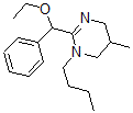 CAS 登录号:52963-63-0, 3,4,5,6-四氢-3-丁基-2-(alpha-乙氧基苄基)-5-甲基嘧啶
