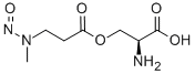 CAS 登录号:52977-61-4, O-(N-亚硝基-N-甲基-beta-丙氨酰)-L-丝氨酸