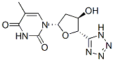 CAS 登录号:52995-50-3, (2R-(2alpha,4beta,5alpha))-5-甲基-1-(四氢-4-羟基-5-(1H-四唑-5-基)-2-呋喃基)-2,4(1H,3H)-嘧啶二酮