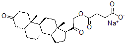 CAS#: 53-10-1, 21-(3-Carboxy-1-oxopropoxy)-Pregnane-3,20-dione sodium salt
