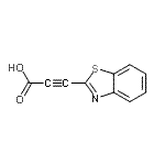 CAS 登录号：53004-25-4， 3-(1,3-苯并噻唑-2-基)-2-丙炔酸