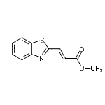 CAS 登录号：53004-62-9， 甲基(2E)-3-(1,3-苯并噻唑-2-基)丙烯酸酯
