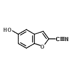 CAS 登录号：53020-42-1， 5-羟基-1-苯并呋喃-2-甲腈