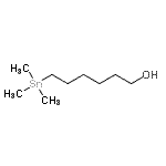 CAS 登录号：53044-14-7， 6-(三甲基锡烷基)-1-己醇