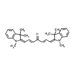 CAS 登录号：53115-03-0， (1E,2E,5E,7E)-1,7-二(1,3,3-三甲基-1,3-二氢-2H-吲哚-2-亚基)-2,5-庚二烯-4-酮