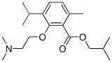 CAS 登录号：53206-74-9， 3-[2-(二甲基氨基)乙氧基]对伞花烃-2-羧酸异丁酯