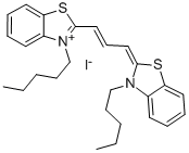 CAS#: 53213-86-8, 3,3'-Dipentylthiacarbocyanine Iodide