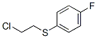CAS 登录号：5323-03-5， 1-[(2-氯乙基)硫代]-4-氟苯