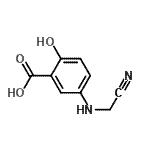 CAS#: 53242-69-6, 5-[(Cyanomethyl)Amino]-2-Hydroxybenzoic Acid