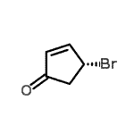 CAS 登录号：532427-10-4， (4R)-4-溴-2-环戊烯-1-酮