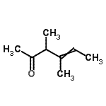 CAS 登录号：53252-21-4， 3,4-二甲基-4-己烯-2-酮
