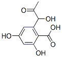 CAS 登录号:53279-31-5, 2,4-二羟基-6-(1-羟基-2-氧代丙基)苯甲酸