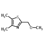 CAS 登录号：533885-39-1， 2-(甲氧基甲基)-4,5-二甲基-1,3-噻唑