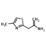 CAS 登录号：533885-47-1， 3-(4-甲基-1,3-噻唑-2-基)-1-丙烯-2-胺