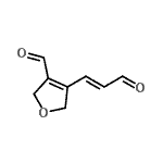 CAS 登录号：533934-43-9， 4-[(1E)-3-氧代-1-丙烯-1-基]-2,5-二氢-3-呋喃甲醛