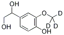 CAS#: 534-82-7, 4-Hydroxy-3-Methoxy-D3-Phenylethylene Glycol