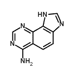 CAS 登录号：53449-44-8， 1H-咪唑并[4,5-h]喹唑啉-6-胺