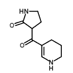 CAS 登录号:53508-14-8, 3-(1,4,5,6-四氢-3-吡啶基羰基)-2-吡咯烷酮