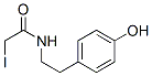 CAS#: 53527-07-4, N-(2-(4-Hydroxyphenyl)Ethyl)-2-Iodo-Acetamide