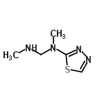 CAS 登录号：53532-26-6， N,N'-二甲基-N-(1,3,4-噻二唑-2-基)甲烷二胺