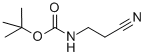CAS 登录号：53588-95-7， N-(2-氰基乙基)氨基甲酸叔丁酯